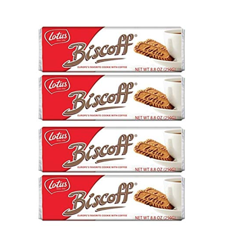 Lotus Biscoff 欧式早餐饼干 8.8oz 4包, 现仅售 $13.92