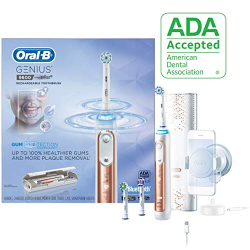 Oral-B 9600 Electric Toothbrush, 3 Brush Heads, Rose Gold, Powered by Braun, Only $99.99