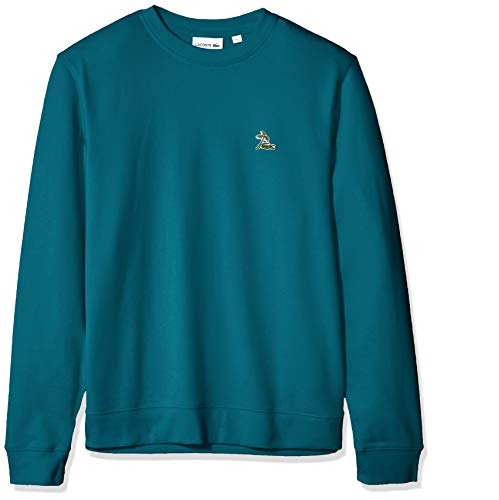 Lacoste Men's Long Sleeve French Terry Embroidered Graphic Sweatshirt, Only $36.32, free shipping
