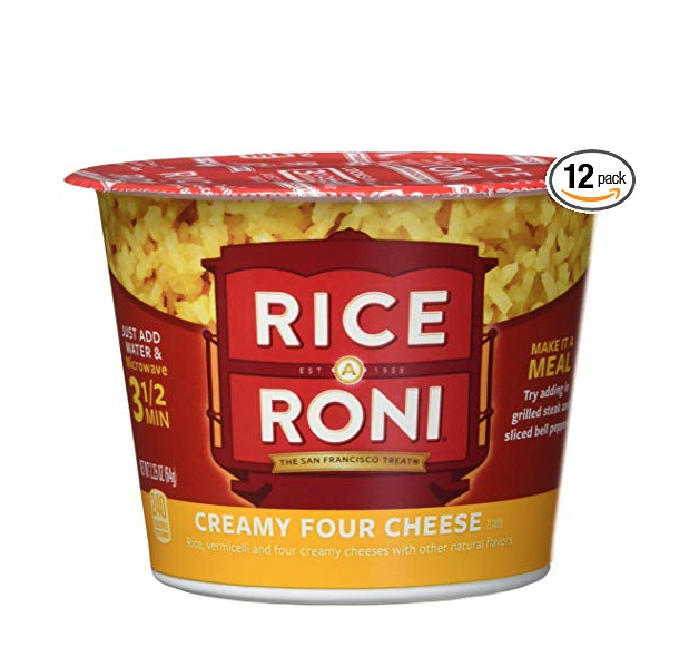 Rice a Roni Cups, Individual Cup 2.25 Ounce (Pack of 12 ) only $8.61