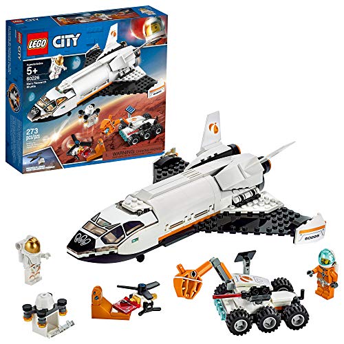 LEGO City Space Mars Research Shuttle 60226 Space Shuttle Toy Building Kit with Mars Rover and Astronaut Minifigures, Top STEM Toy for Boys and Girls, New 2019 (273 Pieces), Only $31.99