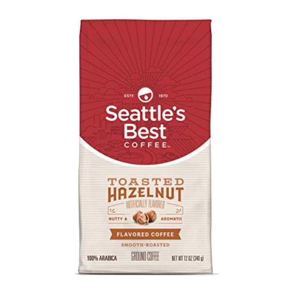 Seattle's Best Coffee 中度烘焙榛子咖啡粉 12oz. 现仅售$4.95