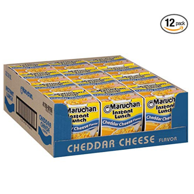 Maruchan Instant Lunch Cheddar Cheese, 2.25 Oz, Pack of 12 $3.84