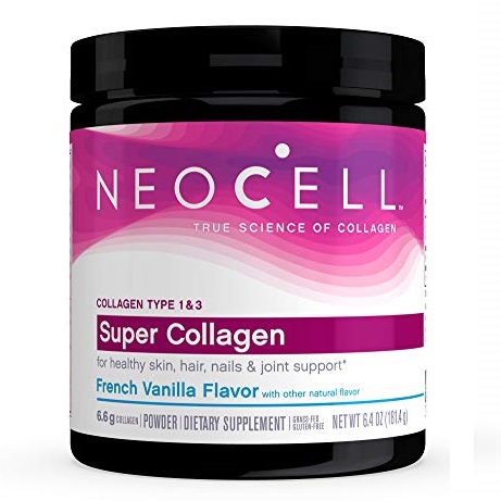 NeoCell® Super Collagen Powder - 6,600mg Collagen Types 1 & 3 - French Vanilla - 6.4 Ounce, Only $12.08