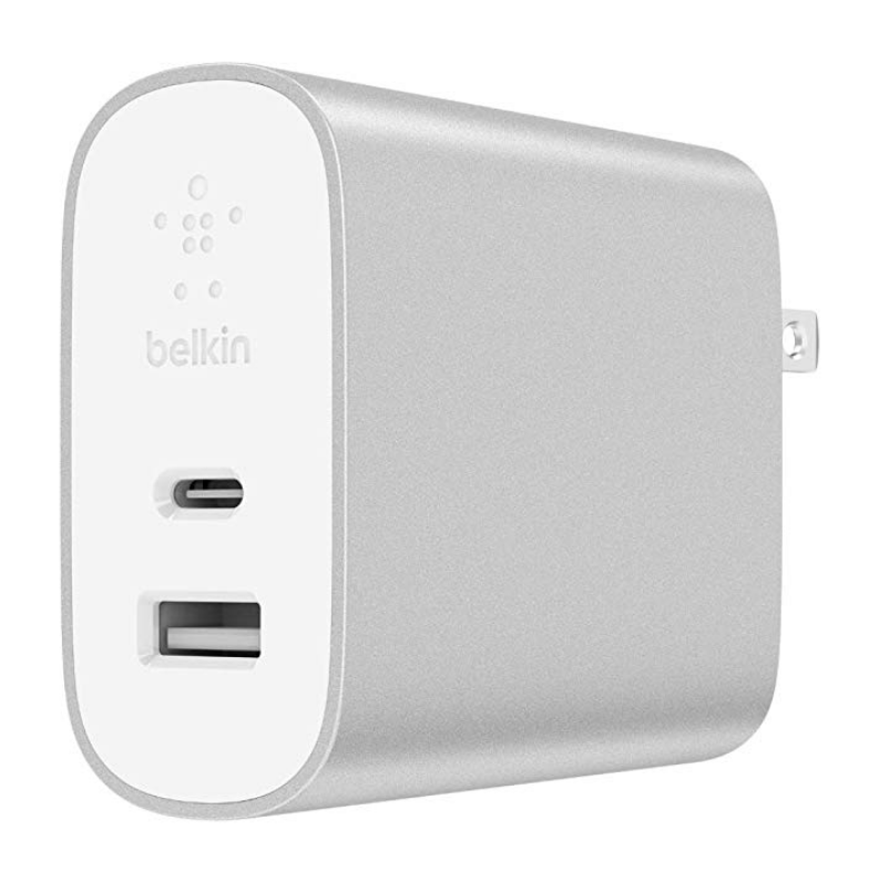 Belkin 贝尔金 Boost Charge 27W USB-C + 12W USB-A 充电头，原价$49.99，现仅售$25.95，免运费