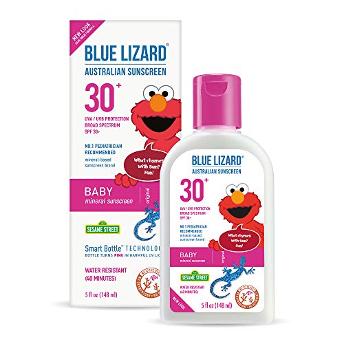 Blue Lizard Baby Mineral Sunscreen - No Chemical Actives - SPF 30+ UVA/UVB Protection, 5 oz, Only $9.99, You Save $12.36(55%)