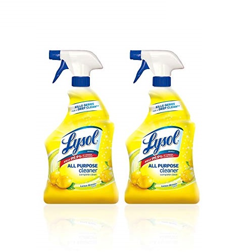 Lysol All Purpose Cleaner, Lemon Breeze, 32 oz(Pack of 2), Only $4.98, You Save $5.49(52%)