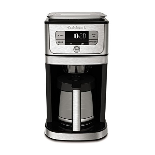 史低價！Cuisinart DGB-800 磨豆/煮咖啡12杯全自動咖啡機，原價$249.99，現僅售$135.79，免運費