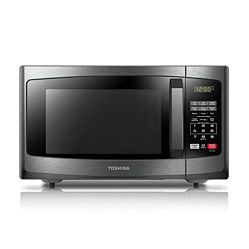 Toshiba EM925A5A-BS Microwave Oven with Sound On/Off ECO Mode and LED Lighting, 0.9 Cu.ft, Black Stainless, Only $71.03
