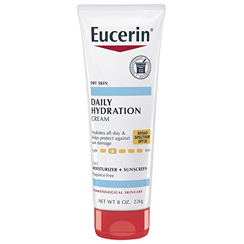 Eucerin 优色林 SPF30保湿防晒霜，8 oz，原价$10.55，现点击coupon后仅售$4.89，免运费