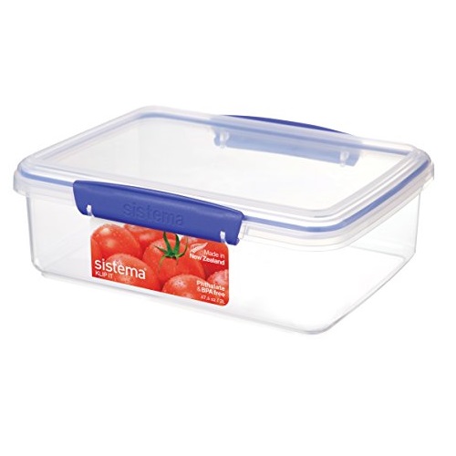 Sistema 1700 Klip It Collection Rectangle Food Storage Container, 2 Liter/67.6 Ounce, Only $4.90