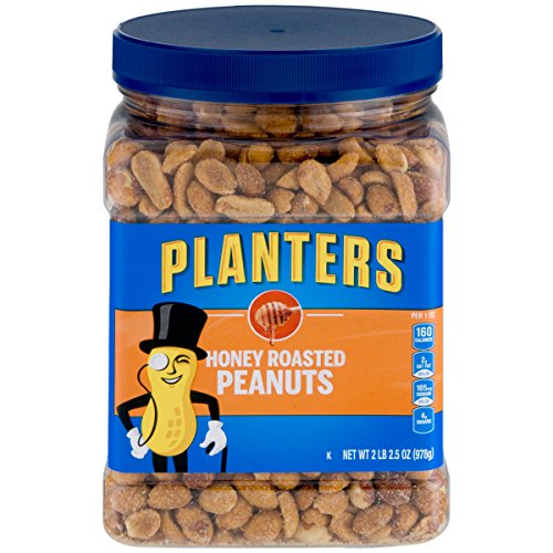 Planters Dry Honey Roasted Peanuts, 34.5 Ounce, Pack of 2, Only $7.42, free shipping after using SS