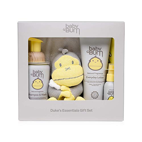 Baby Bum Duke's Essentials Gift Set - Shampoo and Wash - Everyday Lotion - Hand Sanitizer - Blanket, Only $17.42 after clipping coupon