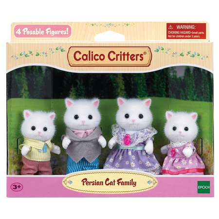 史低價！ Calico Critters 森貝爾 Persian 貓貓家族玩偶，原價$22.95，現僅售$9.74