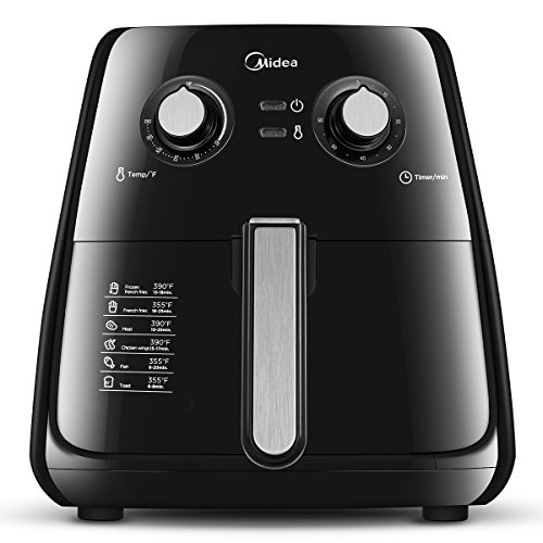Midea MFTN3501-B Air Fryer, Black, Only $54.52, free shipping