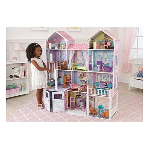 KidKraft Country Estate Wooden Dollhouse for 12