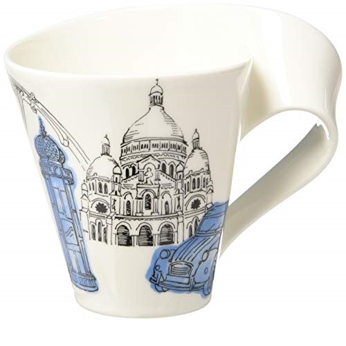New Wave Caffé Cities of the World Mug Paris By Villeroy & Boch - Premium Porcelain - Made in Germany - Dishwasher and Microwave Safe- 11.75 Ounce Capacity, Only $12.99, You Save $3.00(19%)