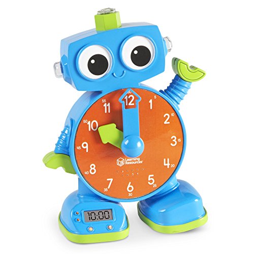 史低價！ Learning Resources 機器人學習型小鬧鐘，原價$12.49，現僅售$6.24，