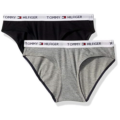 Tommy Hilfiger Women's Cotton Logo Bikini Underwear Panty, Only $6.78