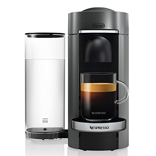 Nespresso ENV155T VertuoPlus Deluxe Coffee and Espresso Machine by De'Longhi, Titan, Only $94.95, You Save $104.05(52%)