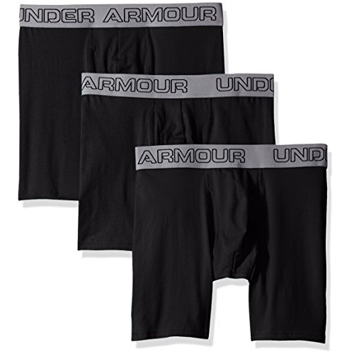 Under Armour Armor Men's Charged Cotton Stretch 6” Boxerjock – 3-Pack, Only $20.00, You Save $20.00(50%)
