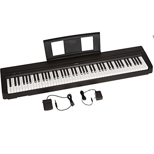 Yamaha P71 88-Key Weighted Action Digital Piano With Sustain Pedal And Power Supply (Amazon-Exclusive), Only $399.99