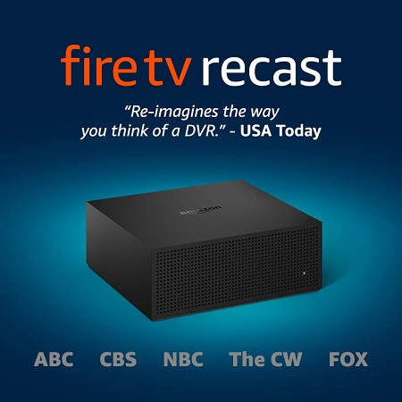 Fire TV Recast, over-the-air DVR, 500 GB, 75 hours, Only $129.99