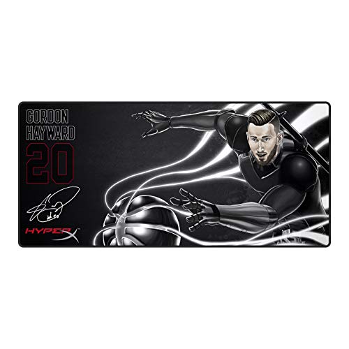 HyperX Fury S - Gordon Hayward Limited Edition Pro Gaming Mouse Pad, Cloth Surface Optimized for Precision, Stitched Anti-Fray Edges, X-Large 900x420x4mm (HX-MPFS-XL-GH), Only $9.66
