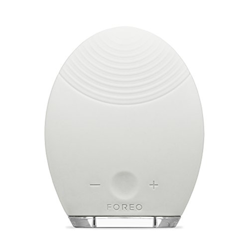 FOREO LUNA Face Exfoliator Brush and Silicone Cleansing Device for Ultra-Sensitive Skin, White, Only $64.50, You Save $104.50(62%)