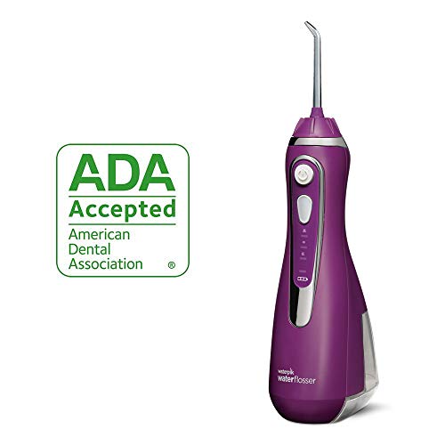 Waterpik Cordless Water Flosser Rechargeable Portable Oral irrigator for Travel & Home Cordless Advanced, Wp 565 Orchid (Purple), Only $69.99，