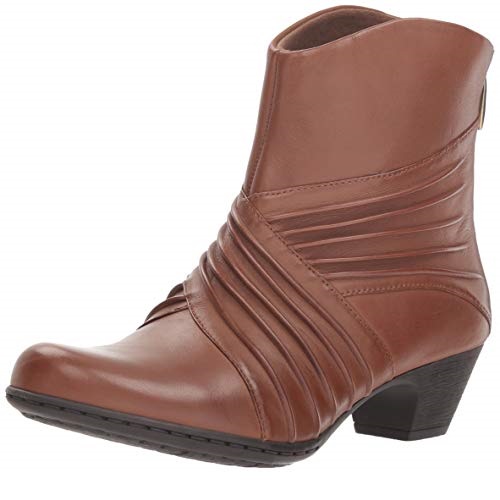 史低價！Rockport 樂步 Brynn Rouched 女式短靴，原價$119.95，現僅售$33.95，免運費