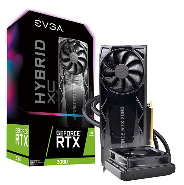 EVGA GeForce RTX 2080 XC Hybrid Gaming, 8GB GDDR6, HYBRID & RGB LED Graphics Card 08G-P4-2184-KR $699.99，free shipping