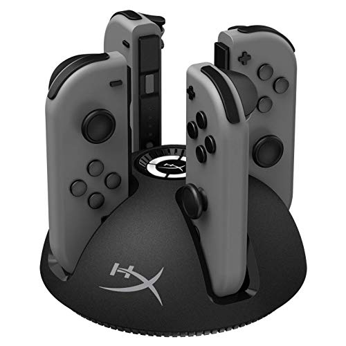 HyperX Chargeplay Quad - 4-in-1 Joy-Con Charging Station for Nintendo Switch with LED Indicators, USB Connection, Only $20.42