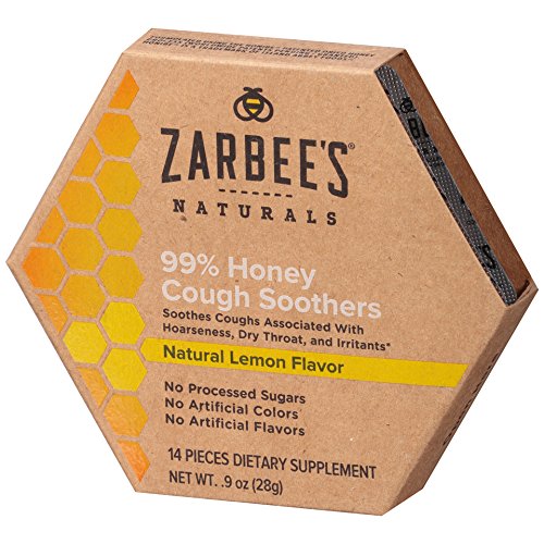 Zarbee's Naturals 99% 蜂蜜舒缓咳嗽含片 ，14片，原价$8.99，现点击coupon后仅售$5.01，免运费！