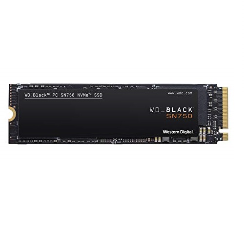 史低價！WD西數 BLACK SN750 黑盤 NVMe M.2 2280 固態硬碟，500GB 款，原價$129.99，現僅售$54.99，免運費！
