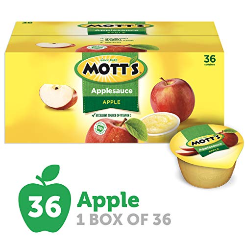 Mott's 苹果果泥，4 Oz/袋，共36杯，现仅售$14.19 ，免运费！