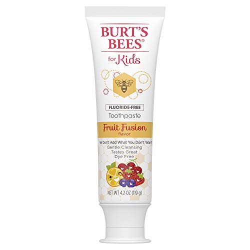 Burt's Bees Kids Toothpaste Fruit Fusion, Fluoride Free, 4.2 Ounce, Only$2.84