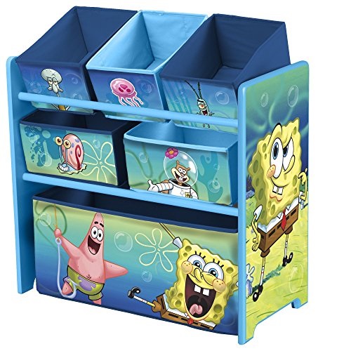 Delta Children 6-Bin Toy Storage Organizer, Spongebob Squarepants, Only $24.00