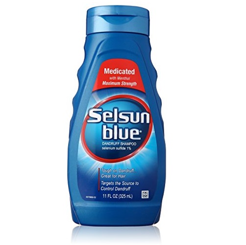 Selsun Blue Medicated Maximum Strength Dandruff Shampoo, 11 Ounce, Only $6.98