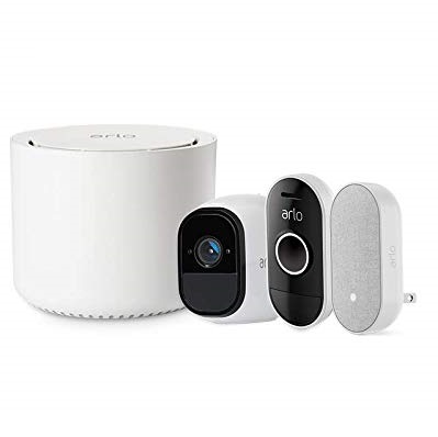 Arlo Smart Home Pro HD Wireless Camera Plus Audio Doorbell and Chime System, Only $159.99