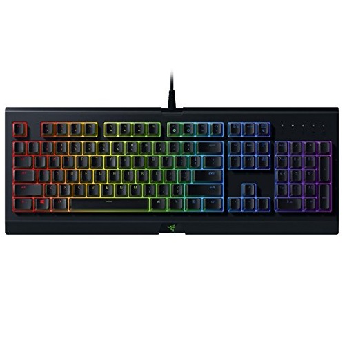 Razer Cynosa Chroma Gaming Keyboard: Customizable Chroma RGB Lighting - Individually Backlit Keys - Spill-Resistant Design - Programmable Macro Functionality, Only $44.00