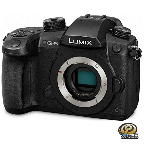 PANASONIC LUMIX GH5 4K Digital Camera, 20.3 Megapixel Mirrorless Camera with Digital Live MOS Sensor, 5-Axis Dual I.S. 2.0, 4K 4:2:2 10-Bit Video, Full-Size HDMI Out, 3.2-Inch LCD, DC-GH5 $1297.99