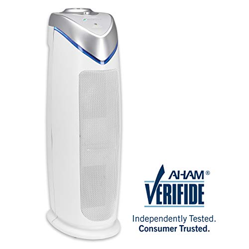 Germ Guardian True HEPA Filter Air Purifiers, Filters Allergies, Pollen, Smoke, Dust, Pet Dander, UV-C Sanitizer Eliminates Germs, Mold, Odors, Quiet 22 inch 3-in-1 B07GBL679N, Only $82.99