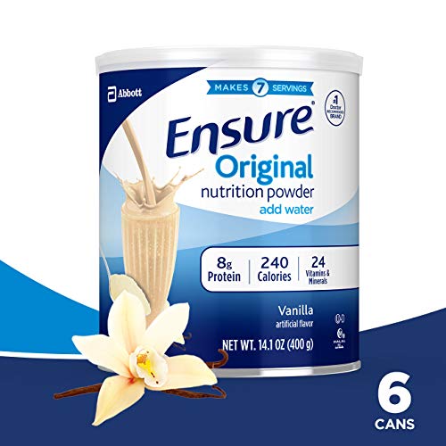 Ensure Original Nutrition Powder with 8 grams of protein, Meal Replacement, Vanilla, 6 count, Only $37.67