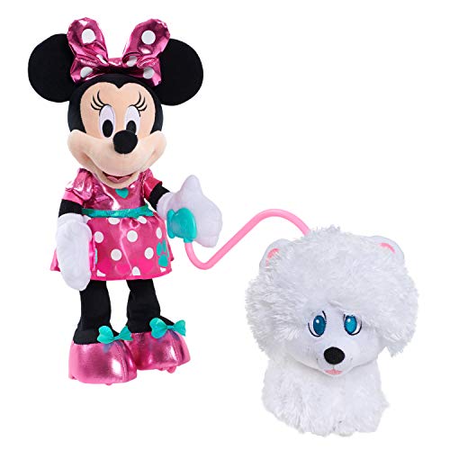 2018年度最佳毛絨玩具大獎！Disney 可愛米妮和寵物狗 毛絨玩具，原價$39.99，現僅售$13.72