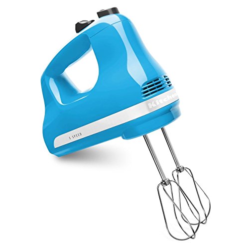 KitchenAid KHM512CL 5-Speed Ultra Power Hand Mixer, Crystal Blue, Only $29.99,