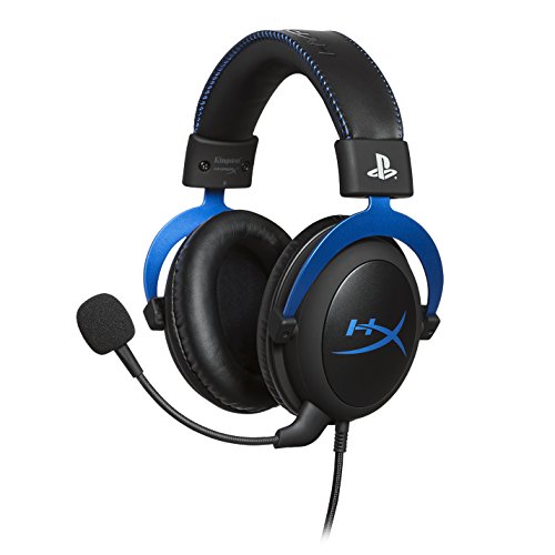 HyperX Cloud - Official Playstation Licensed Gaming Headset for PS4 with in-Line Audio Control, Detachable Noise Cancelling Microphone, Comfortable Memory Foam - Black, Only $49.99