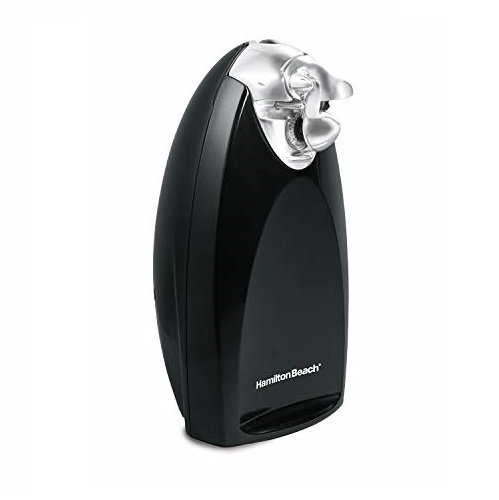 Hamilton Beach Classic Chrome Heavyweight Electric Automatic Can Opener with SureCut Patented Technology, Knife Sharpener, Cord Storage, Black (76380Z), Only $14.99, You Save $18.00(55%)