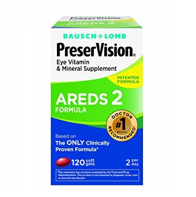 PreserVision AREDS 2 Vitamin & Mineral Supplement 120 Count Soft Gels, Packaging May Vary, Only $17.27