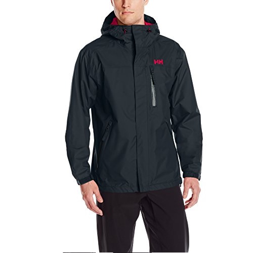 Helly Hansen Men's Vancouver Waterproof Windproof Breathable Hiking Shell Rain Jacket with Hood, Only $35.53